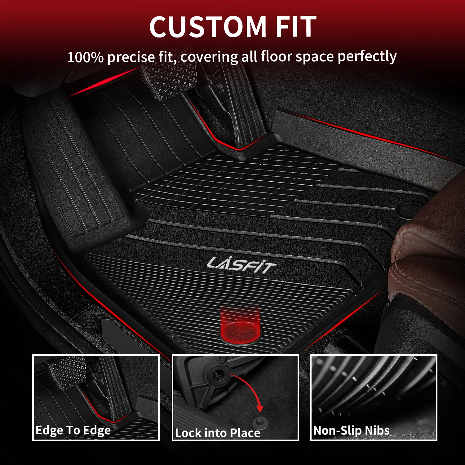 Fit for 2019-2026 BMW X5 Floor Mats or Cargo Mat, Fit 5-seater Only - Image 4