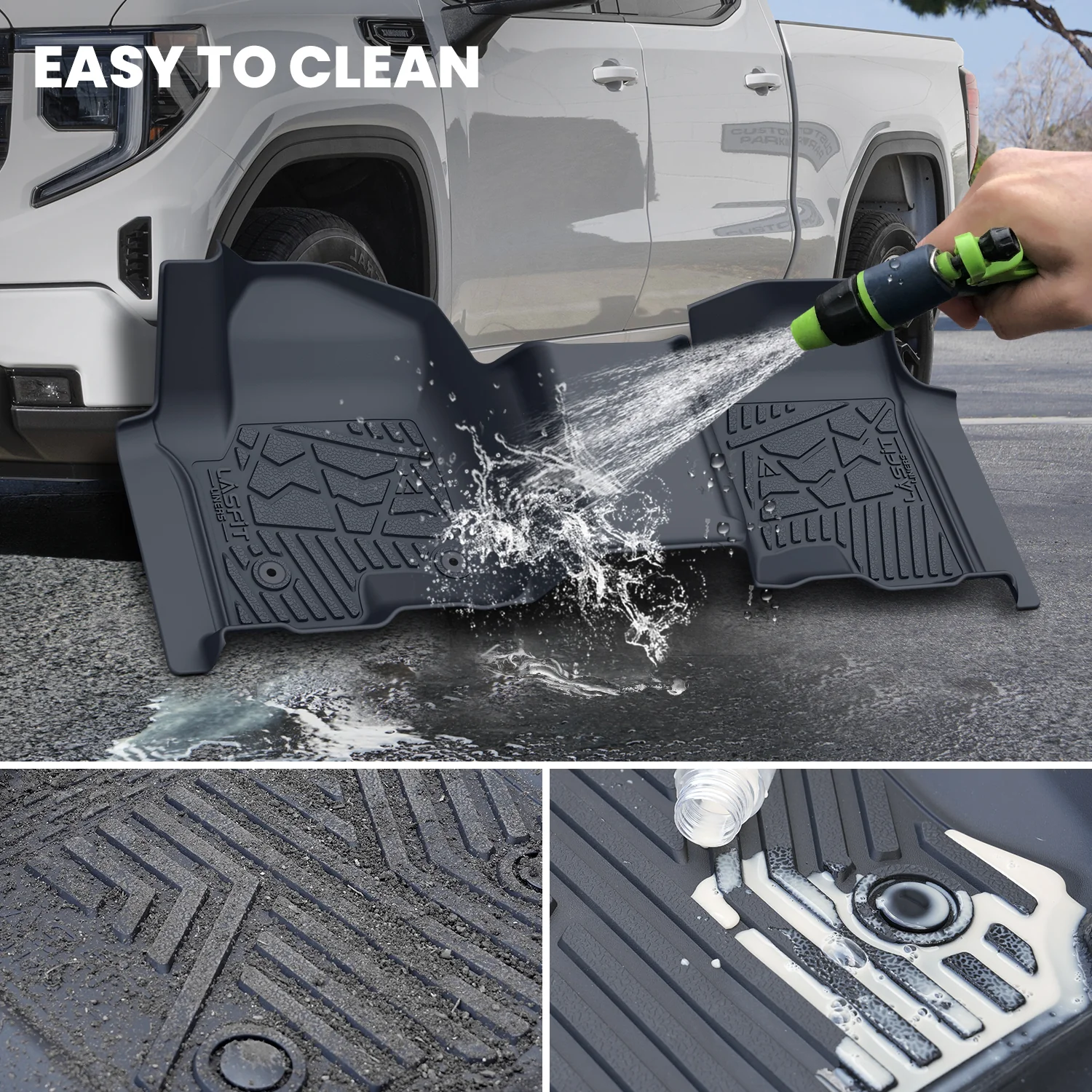Fit for 2019-2026 Chevrolet Silverado 1500 Floor Mats, Fit Carpet Floor Only, Not Fit 2019 Silverado 1500 LD - Image 24