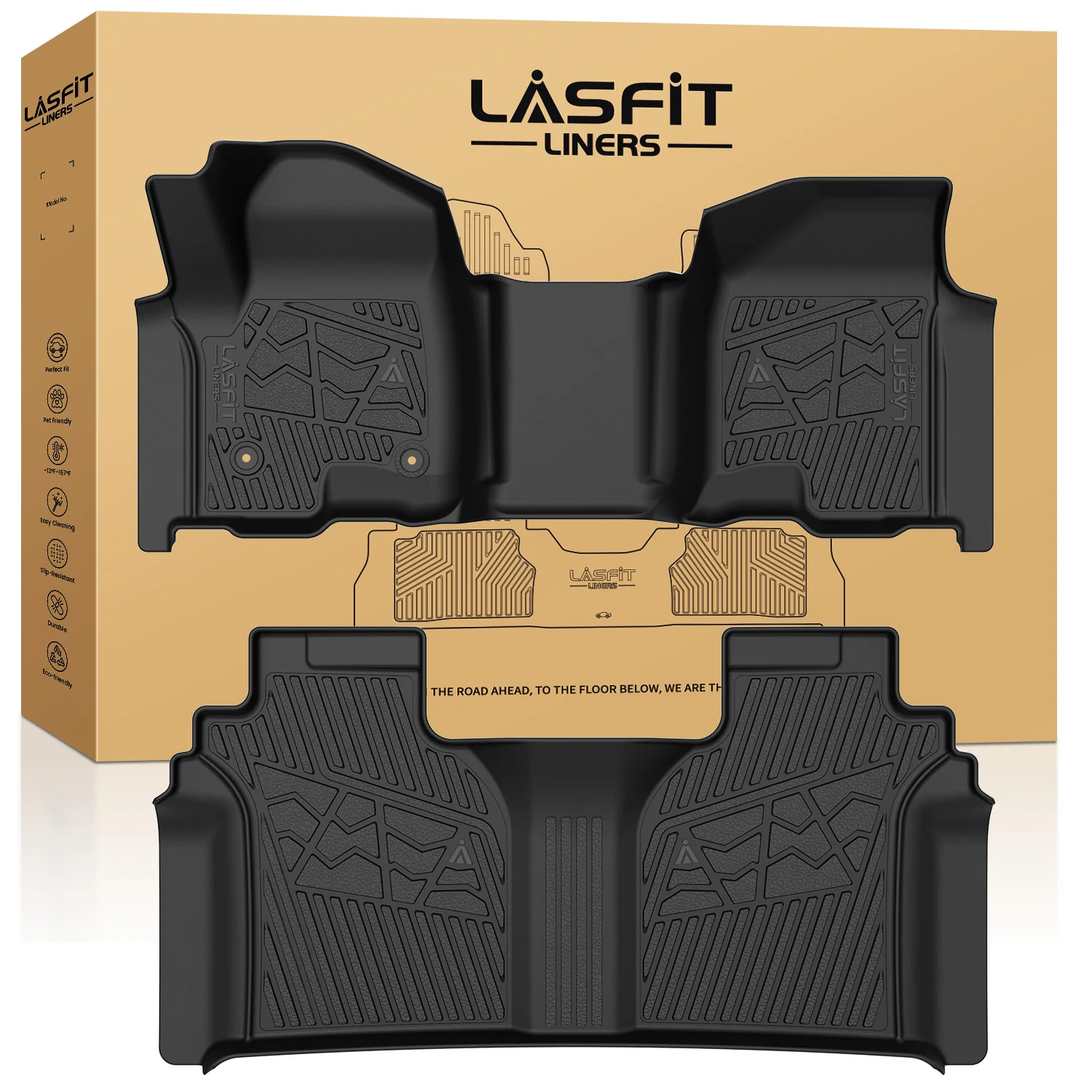 Fit for 2019-2026 Chevrolet Silverado 1500 Floor Mats, Fit Carpet Floor Only, Not Fit 2019 Silverado 1500 LD - Image 27