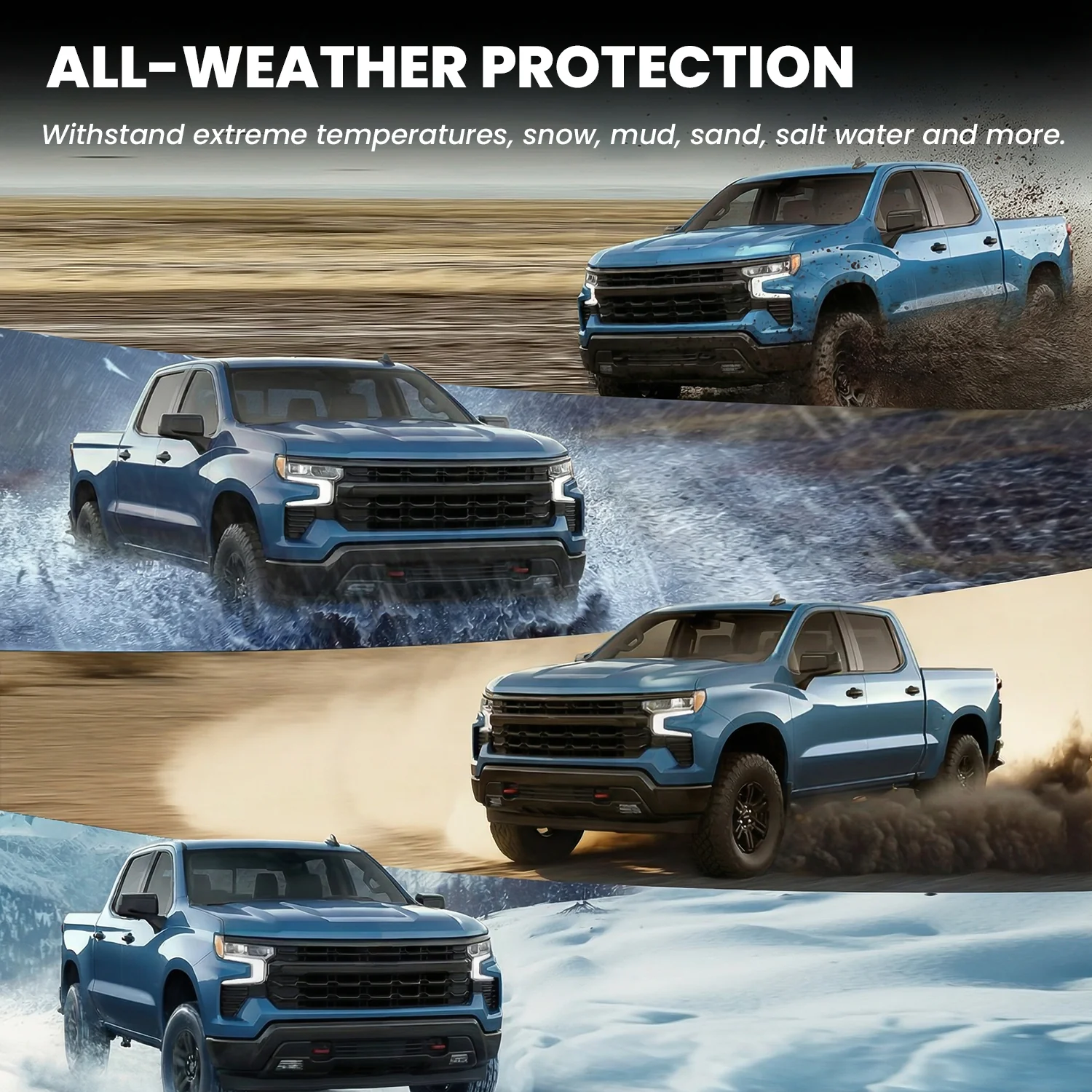 Fit for 2019-2026 Chevrolet Silverado 1500 Floor Mats, Fit Carpet Floor Only, Not Fit 2019 Silverado 1500 LD - Image 48