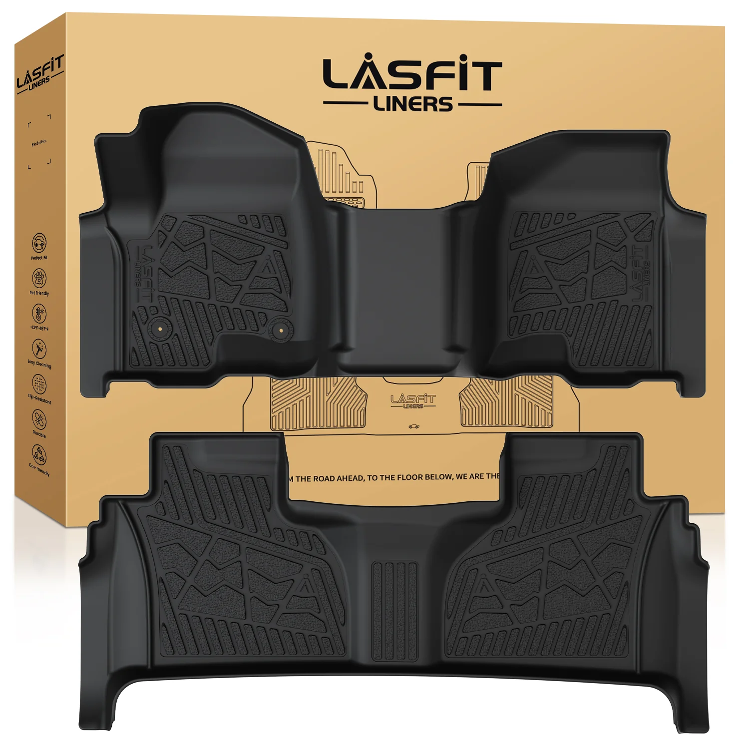 Fit for 2019-2026 Chevrolet Silverado 1500 Floor Mats, Fit Carpet Floor Only, Not Fit 2019 Silverado 1500 LD - Image 54