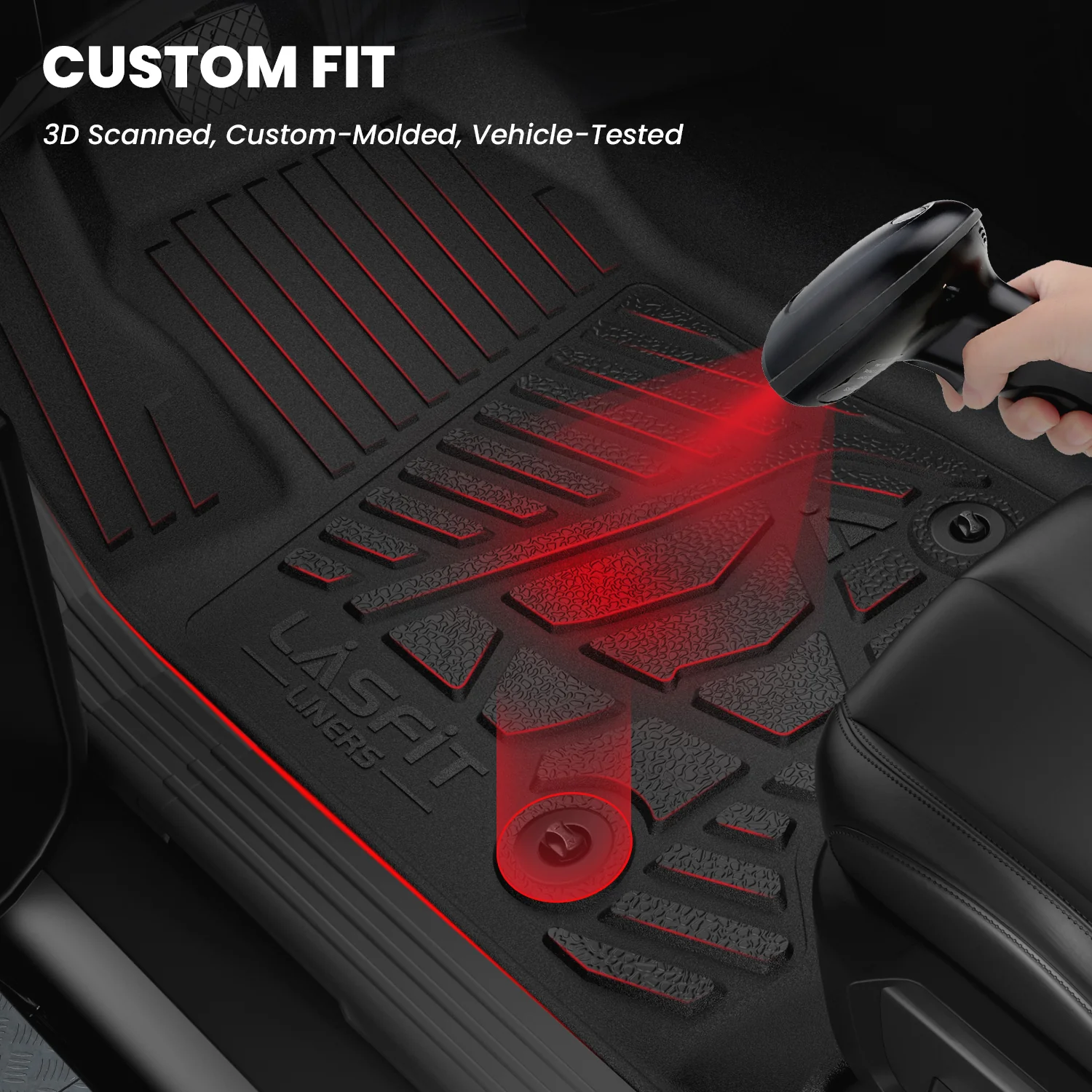 Fit for 2019-2026 Chevrolet Silverado 1500 Floor Mats, Fit Carpet Floor Only, Not Fit 2019 Silverado 1500 LD - Image 64