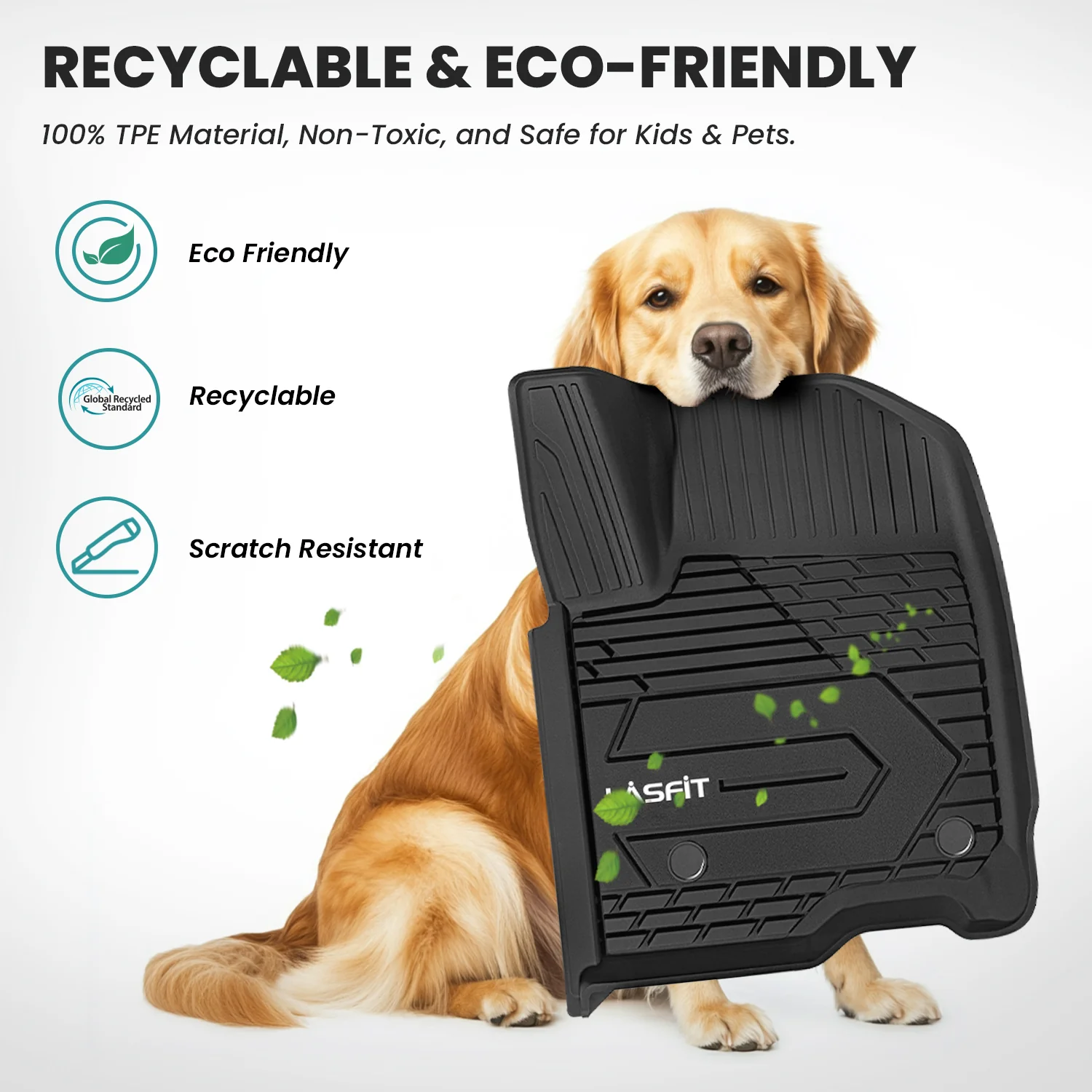 Fit for 2019-2026 Chevrolet Silverado 1500 Floor Mats, Fit Carpet Floor Only, Not Fit 2019 Silverado 1500 LD - Image 8