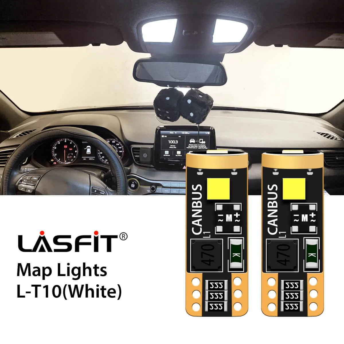 Fit for 2019-2021 Hyundai Veloster Custom H7 LED Bulb Exterior Interior Lights Plug and Play - Image 25