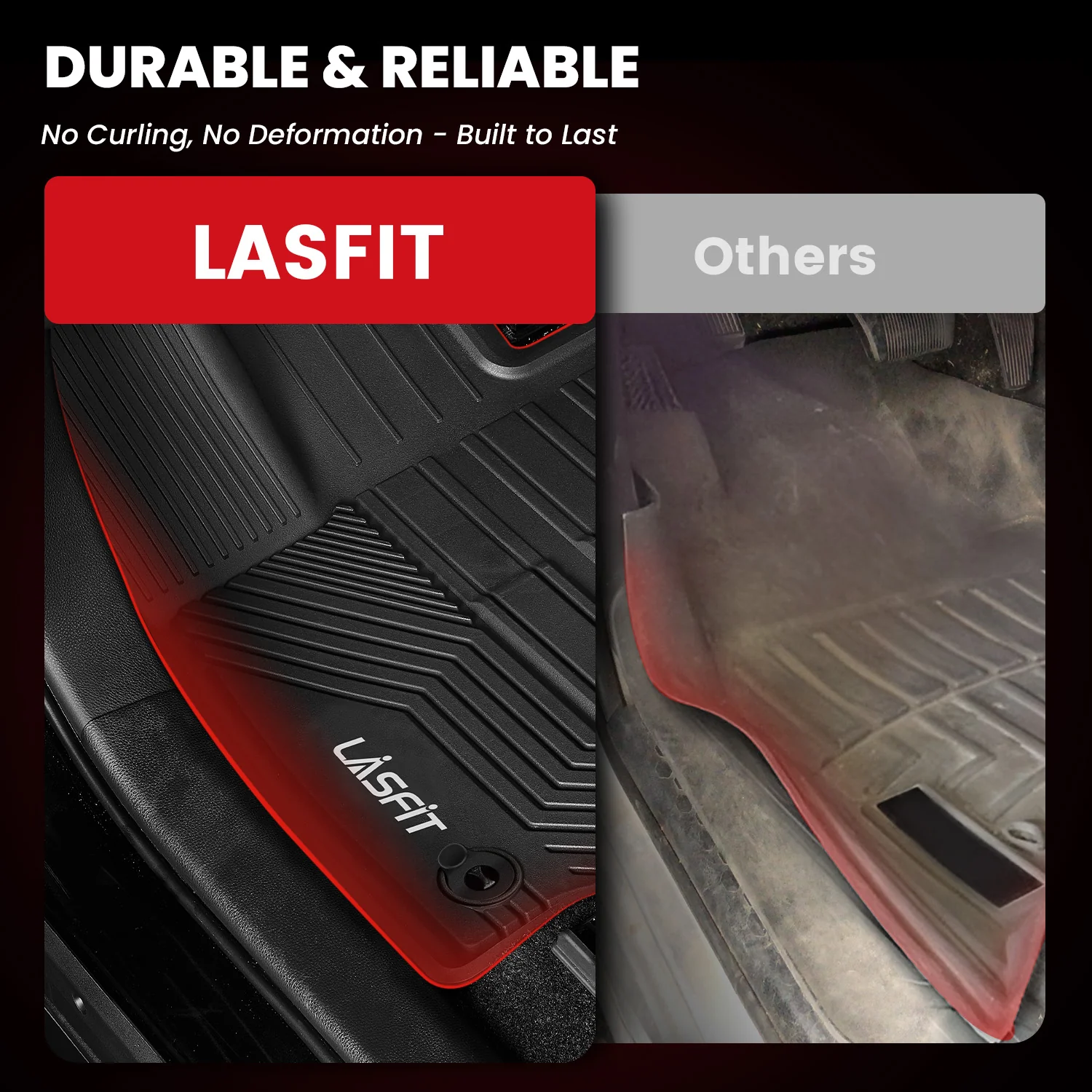 Fit for 2019-2025 Toyota RAV4 All-weather TPE Floor Mats & Cargo Mat - Image 8