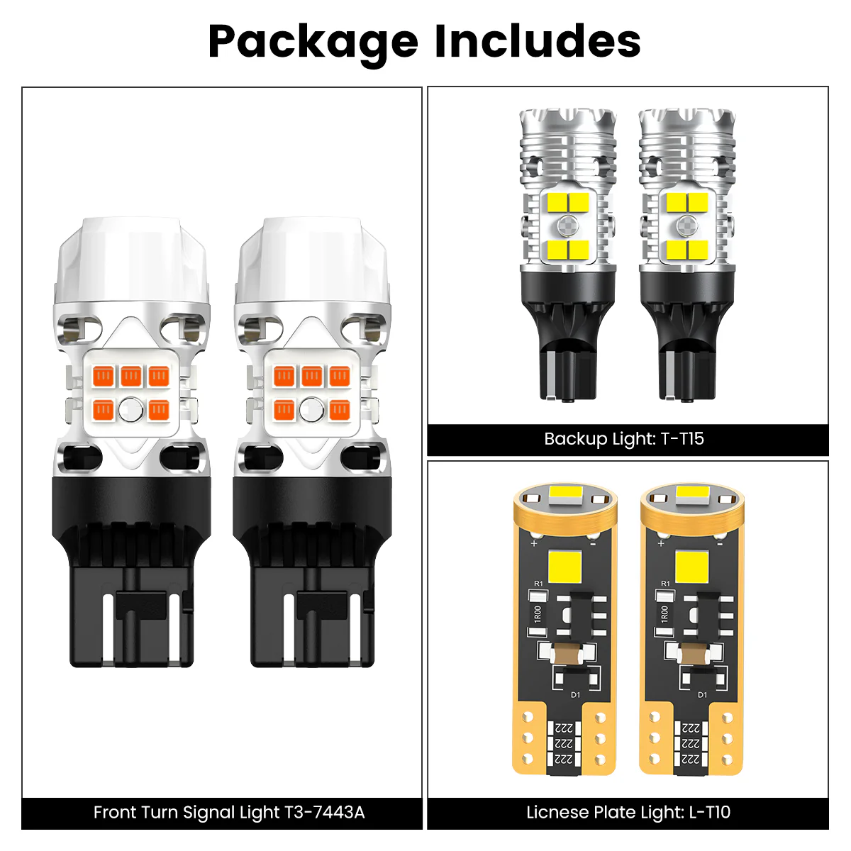 Fit for 2019-2021 GMC Sierra 1500 LED Bulbs Upgrade | Tested and Verified - Image 11