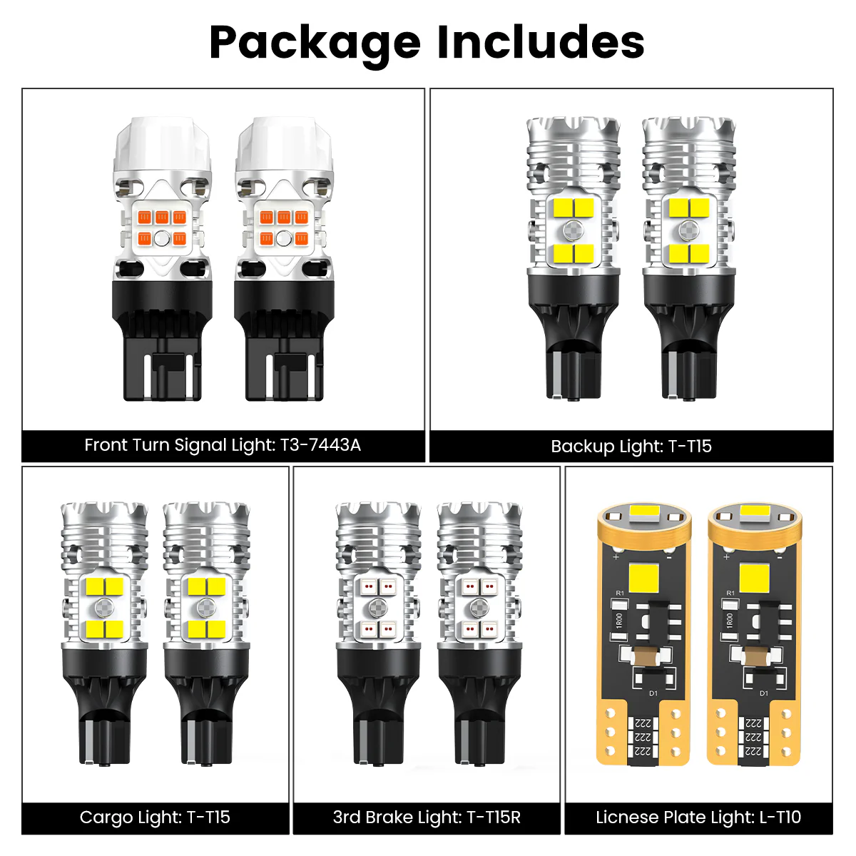 Fit for 2019-2021 GMC Sierra 1500 LED Bulbs Upgrade | Tested and Verified - Image 2