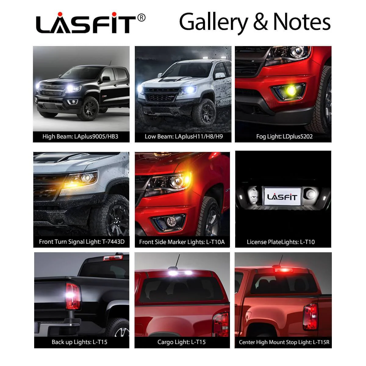 Fit for 2015-2022 Chevrolet Colorado LED Bulbs Upgrade | Tested and Verified - Image 11