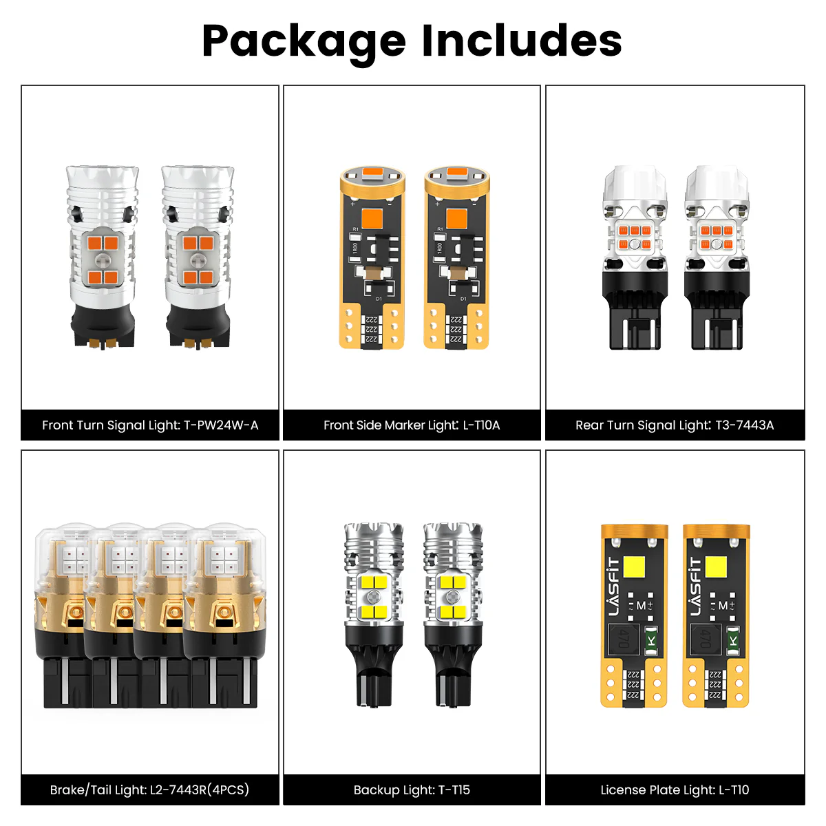Fit for 2019-2023 Ford Transit Connect The Brightest LED Bulbs Upgrade - Image 17