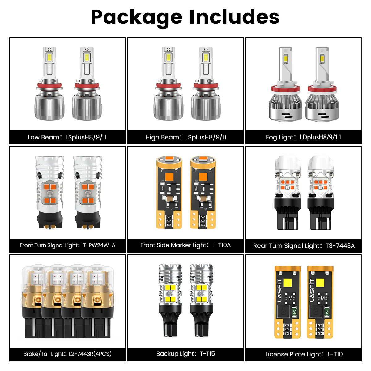 Fit for 2019-2023 Ford Transit Connect The Brightest LED Bulbs Upgrade - Image 3