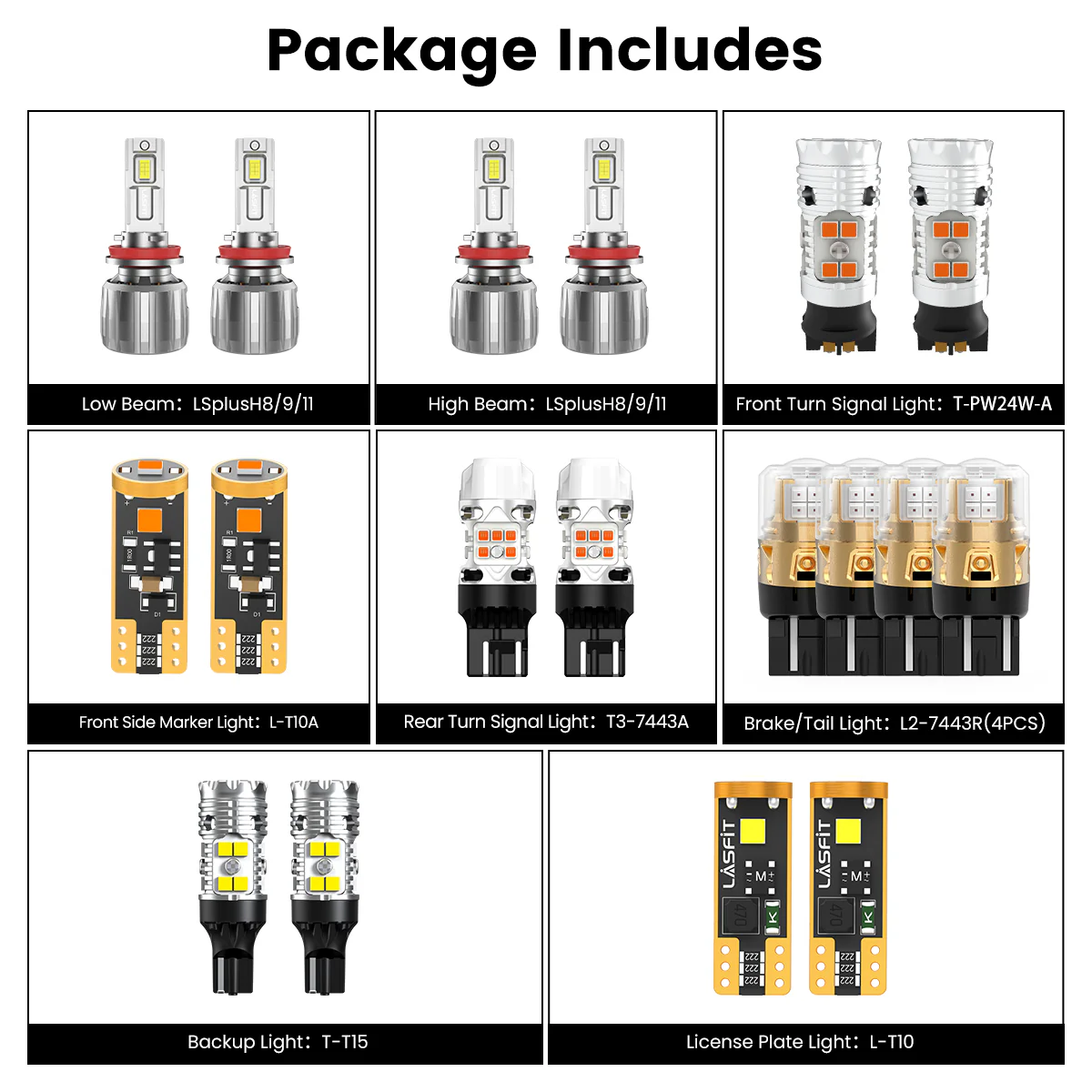 Fit for 2019-2023 Ford Transit Connect The Brightest LED Bulbs Upgrade - Image 6