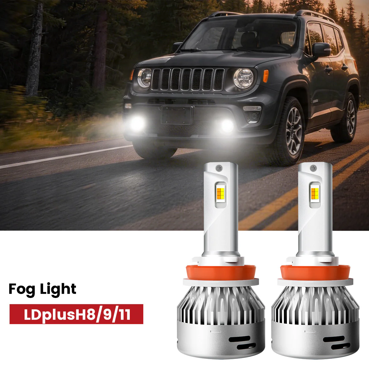 Fit for 2019-2023 Jeep Renegade The Brightest LED Bulbs Upgrade - Image 18