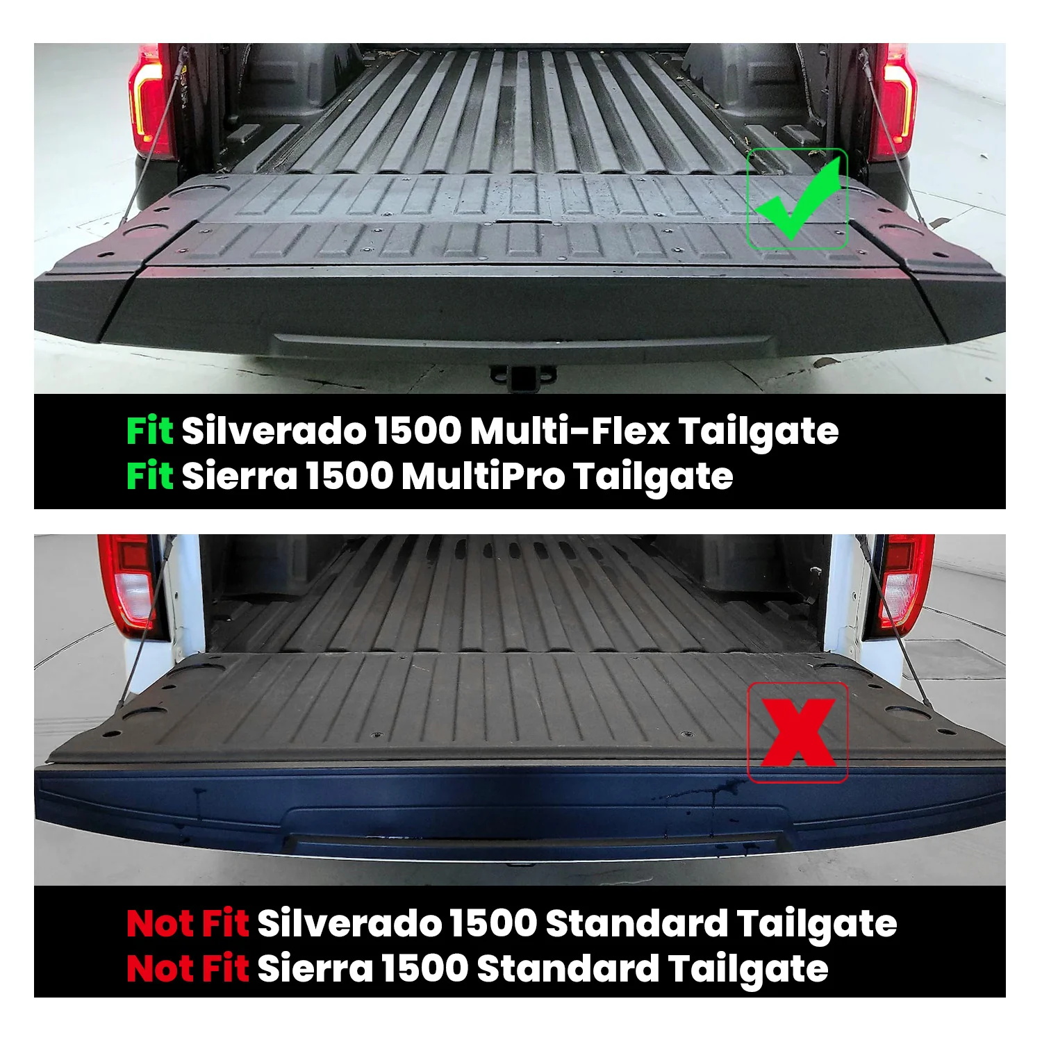 Fit for 2019-2026 GMC Sierra 1500 Truck Bed Mat or Tailgate Mat, Not Fit 2019 Sierra 1500 LD - Image 32