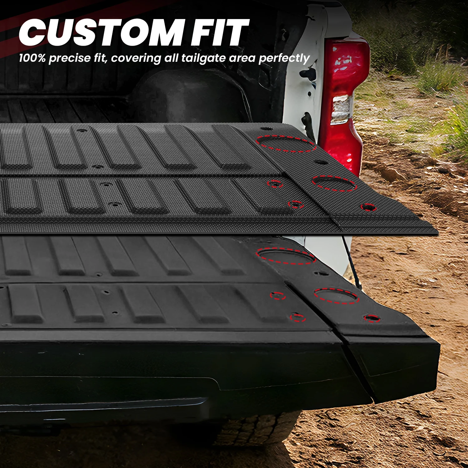 Fit for 2019-2026 GMC Sierra 1500 Truck Bed Mat or Tailgate Mat, Not Fit 2019 Sierra 1500 LD - Image 34