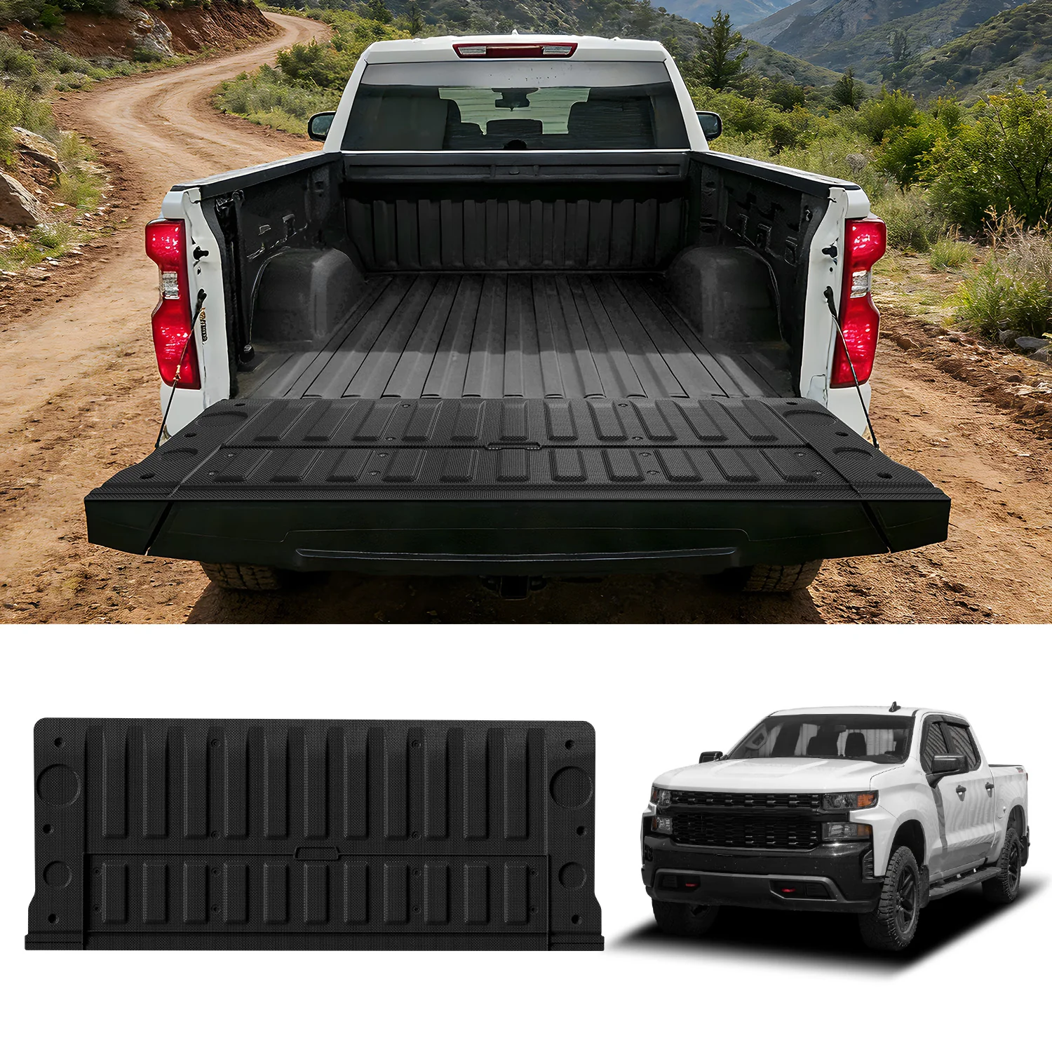 Fit for 2019-2026 GMC Sierra 1500 Truck Bed Mat or Tailgate Mat, Not Fit 2019 Sierra 1500 LD - Image 33