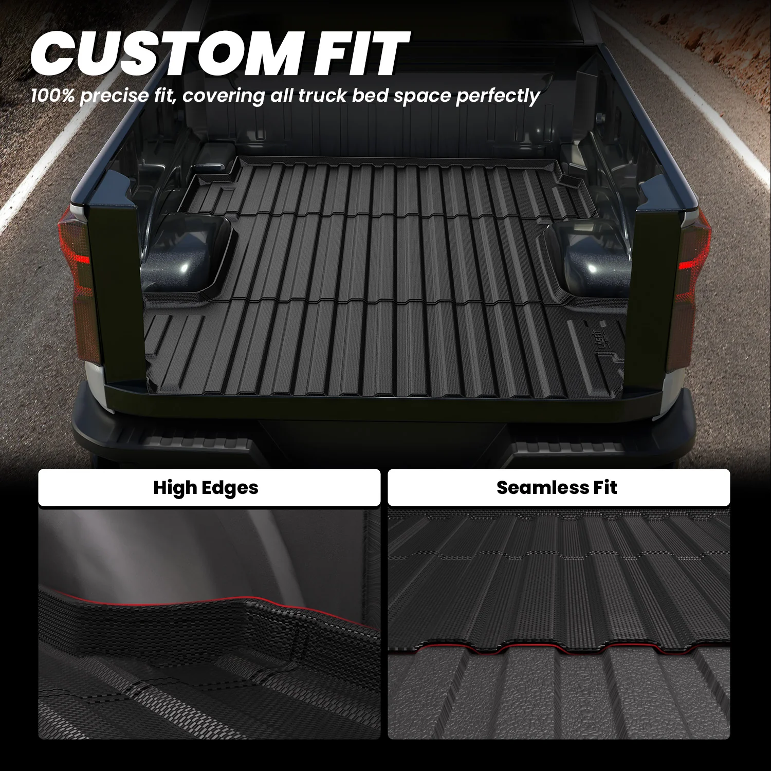 Fit for 2019-2026 GMC Sierra 1500 Truck Bed Mat or Tailgate Mat, Not Fit 2019 Sierra 1500 LD - Image 44