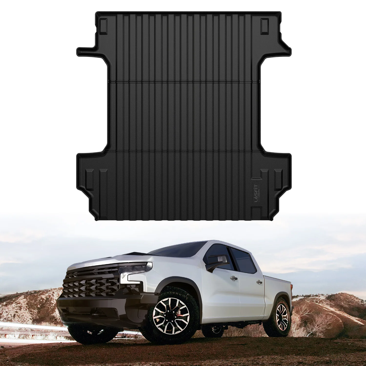 Fit for 2019-2026 GMC Sierra 1500 Truck Bed Mat or Tailgate Mat, Not Fit 2019 Sierra 1500 LD - Image 10