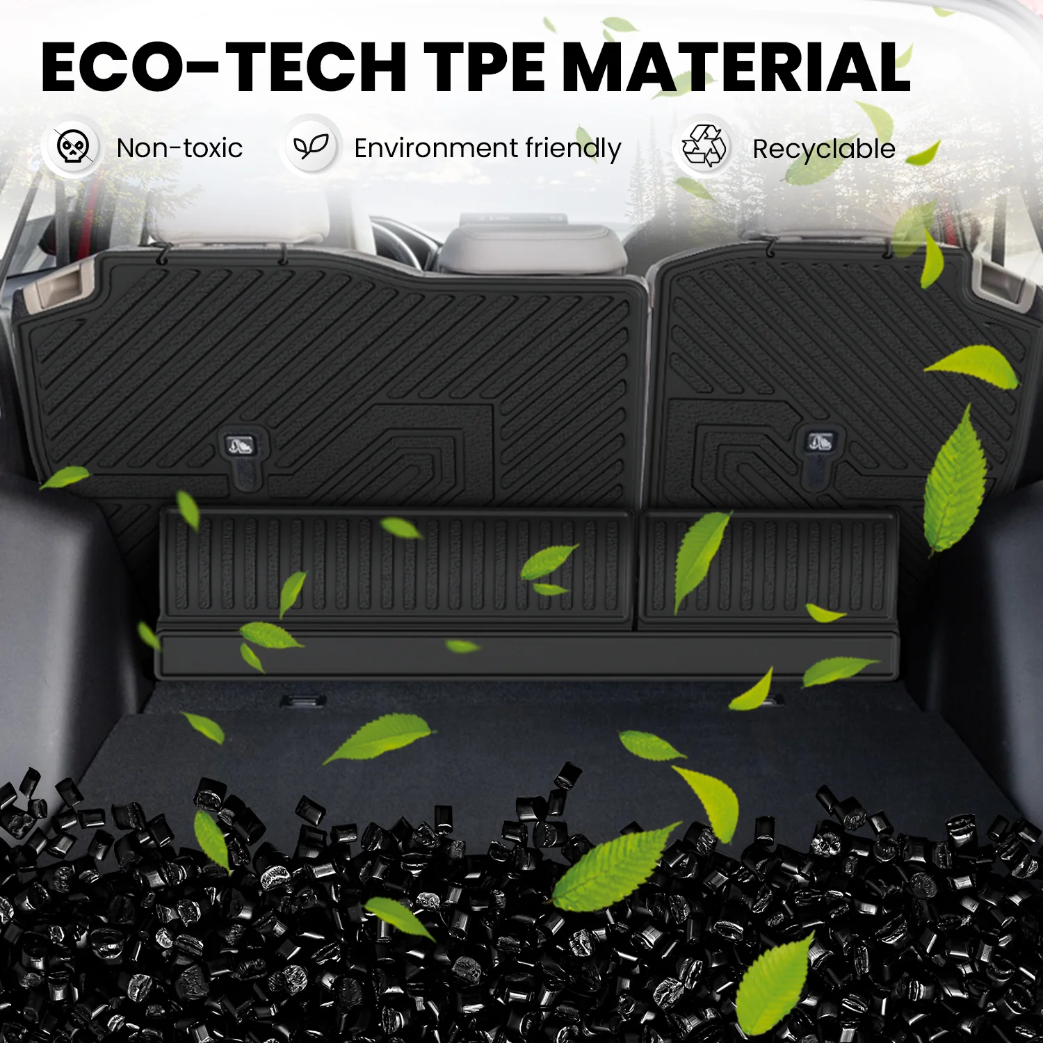 Fit for 2025-2026 Infiniti QX80 Floor Mats or Cargo Mat & Seatback Mats, Not Compatible with Models Equipped with Cargo Shelf - Image 24