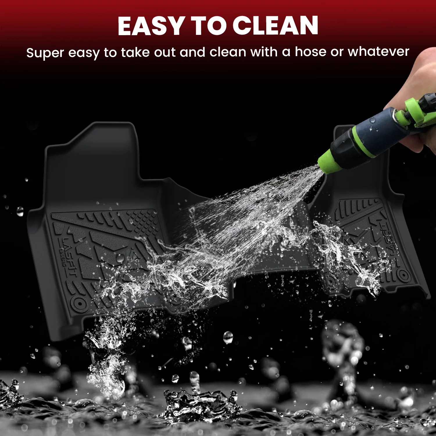 Fit for 2019-2026 Ram 2500 3500 Floor Mats, Fit Without Power Take-Off (PTO) KIT & Carpet Floor Only - Image 15