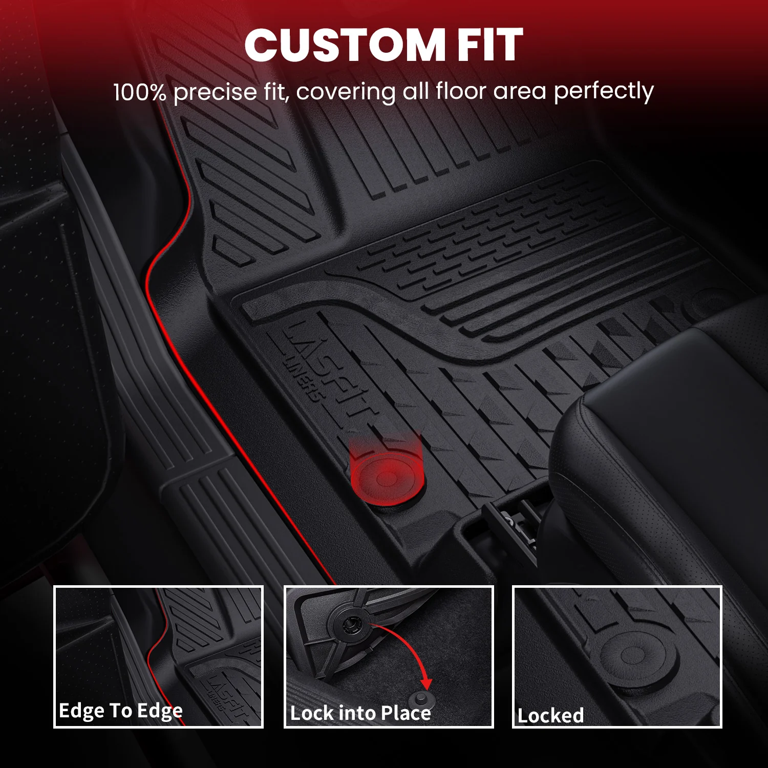 Fit for 2019-2026 Ram 2500 3500 Floor Mats, Fit Without Power Take-Off (PTO) KIT & Carpet Floor Only - Image 22