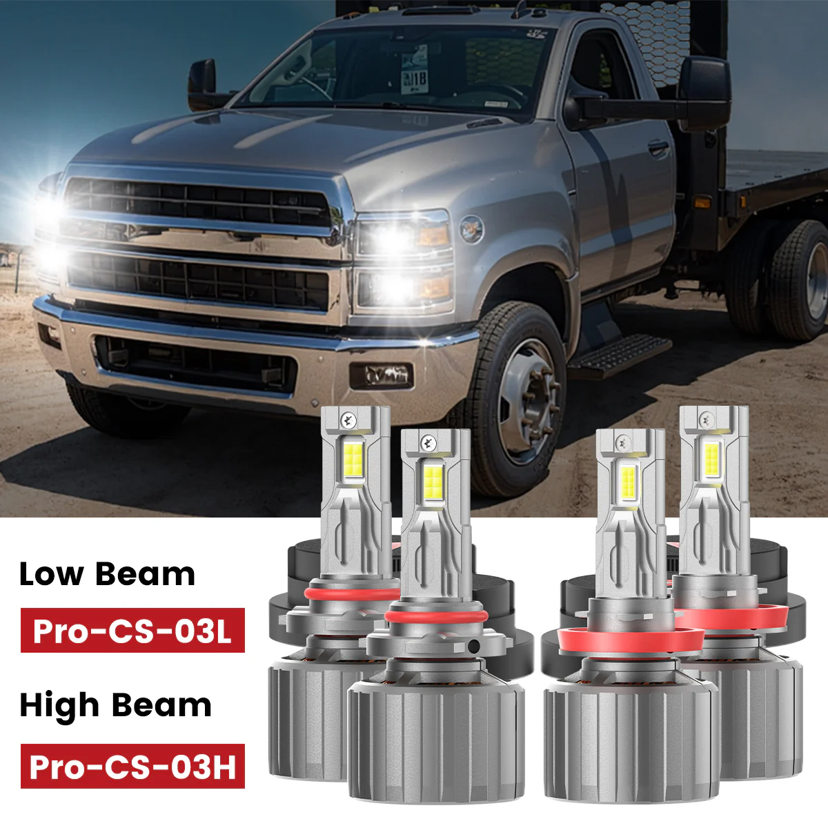 Custom Engineered for 2019-2025 Chevrolet Silverado 4500 5500 6500 LED Bulbs Upgrade - Image 33