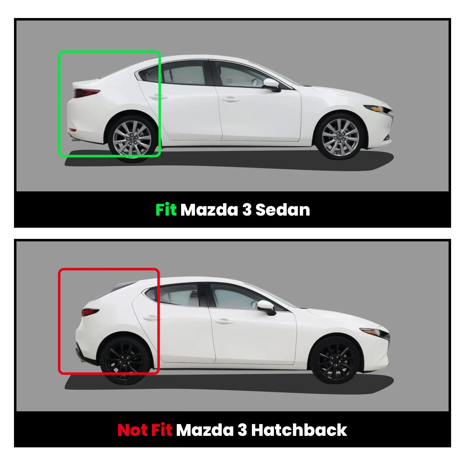 Fit for 2019-2026 Mazda Mazda3 All-weather Floor Mats - Image 2
