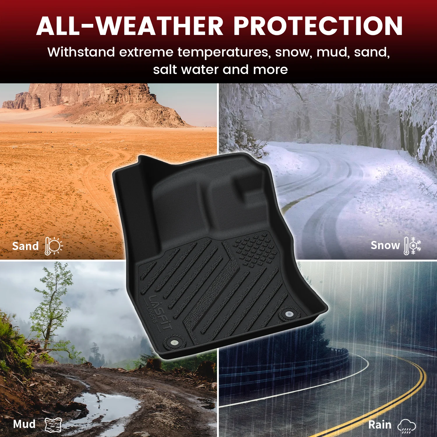 Fit for 2019-2026 Volkswagen Jetta / Volkswagen Jetta GLI Floor Mats & Cargo Mat - Image 6