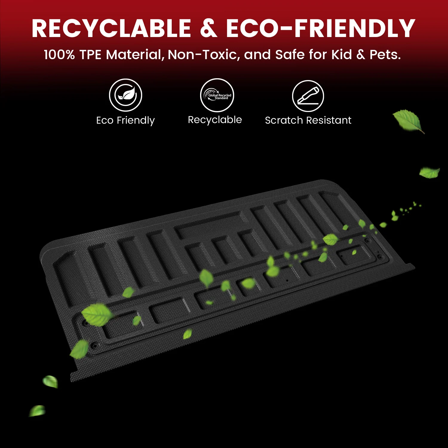 Fit for 2006-2018 Ram 1500 Bed Mat (Not Fit Drop-in liners) or Tailgate Mat, Heavy Duty Protection - Image 25