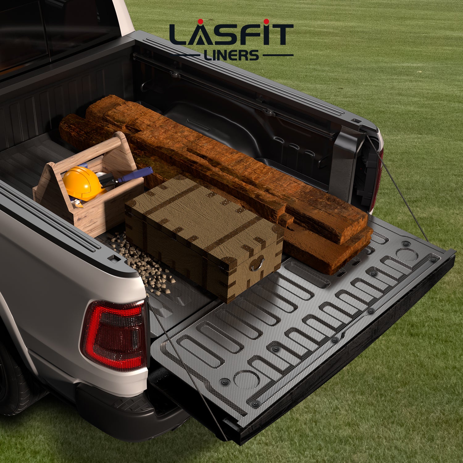 Fit for 2019-2026 Ram 1500 Truck Tailgate Mat, Not Fit Drop-in liners - Image 8