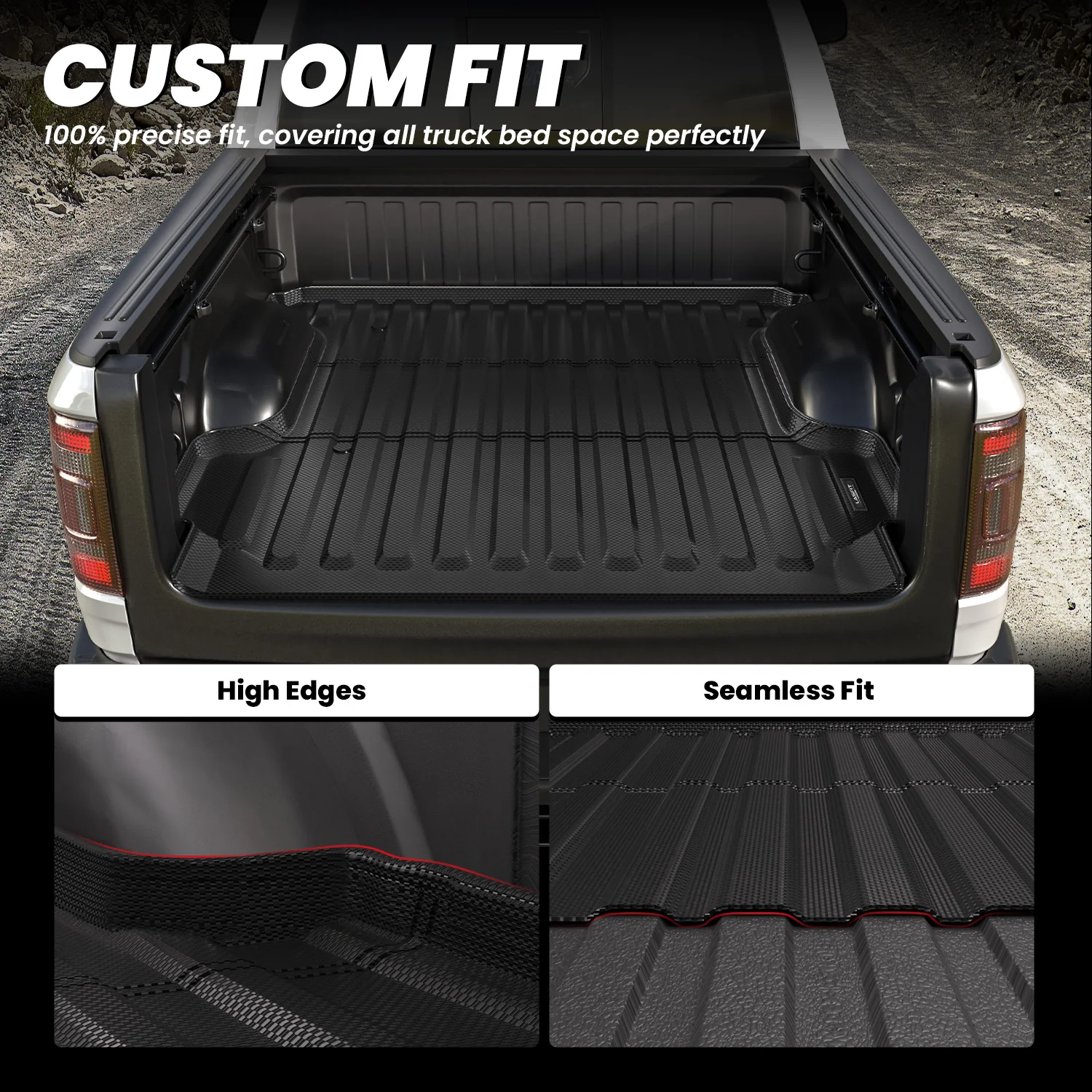 Fit for 2019-2026 Ram 1500 Truck Bed Mat, Not Fit Drop-in liners - Image 3