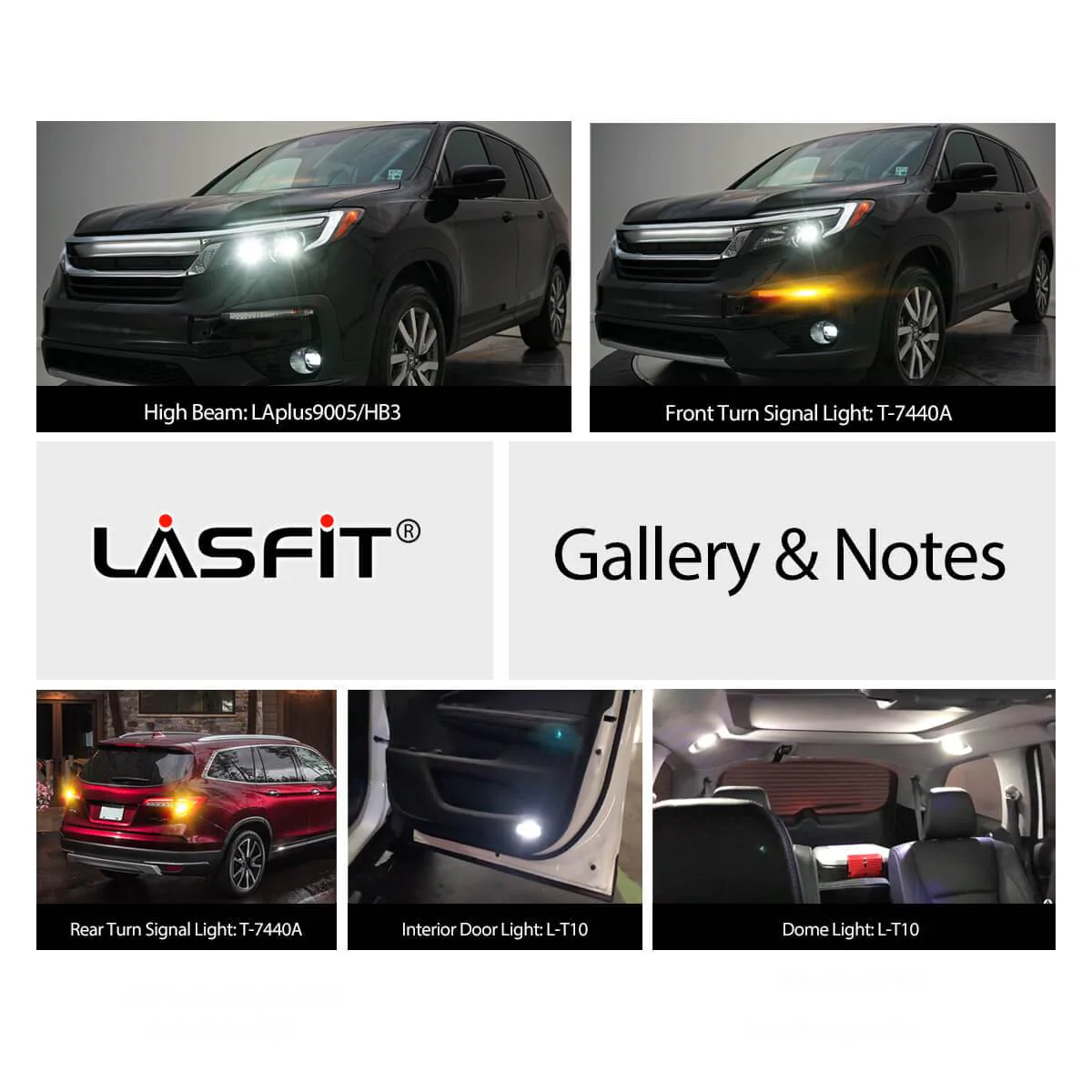 Fit for 2019-2022 Honda Pilot LED Bulbs Upgrade | Tested and Verified - Image 3