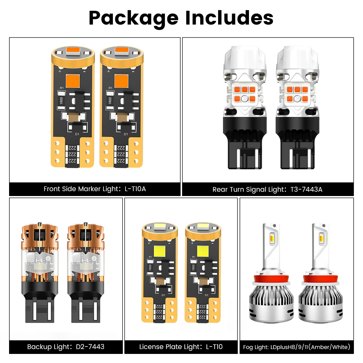 Fit for 2018-2023 Subaru Crosstrek LED Bulbs Upgrade - Image 13
