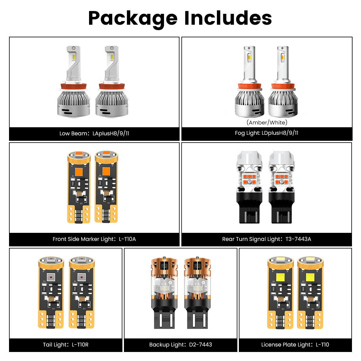 Fit for 2018-2023 Subaru Crosstrek LED Bulbs Upgrade - Image 2