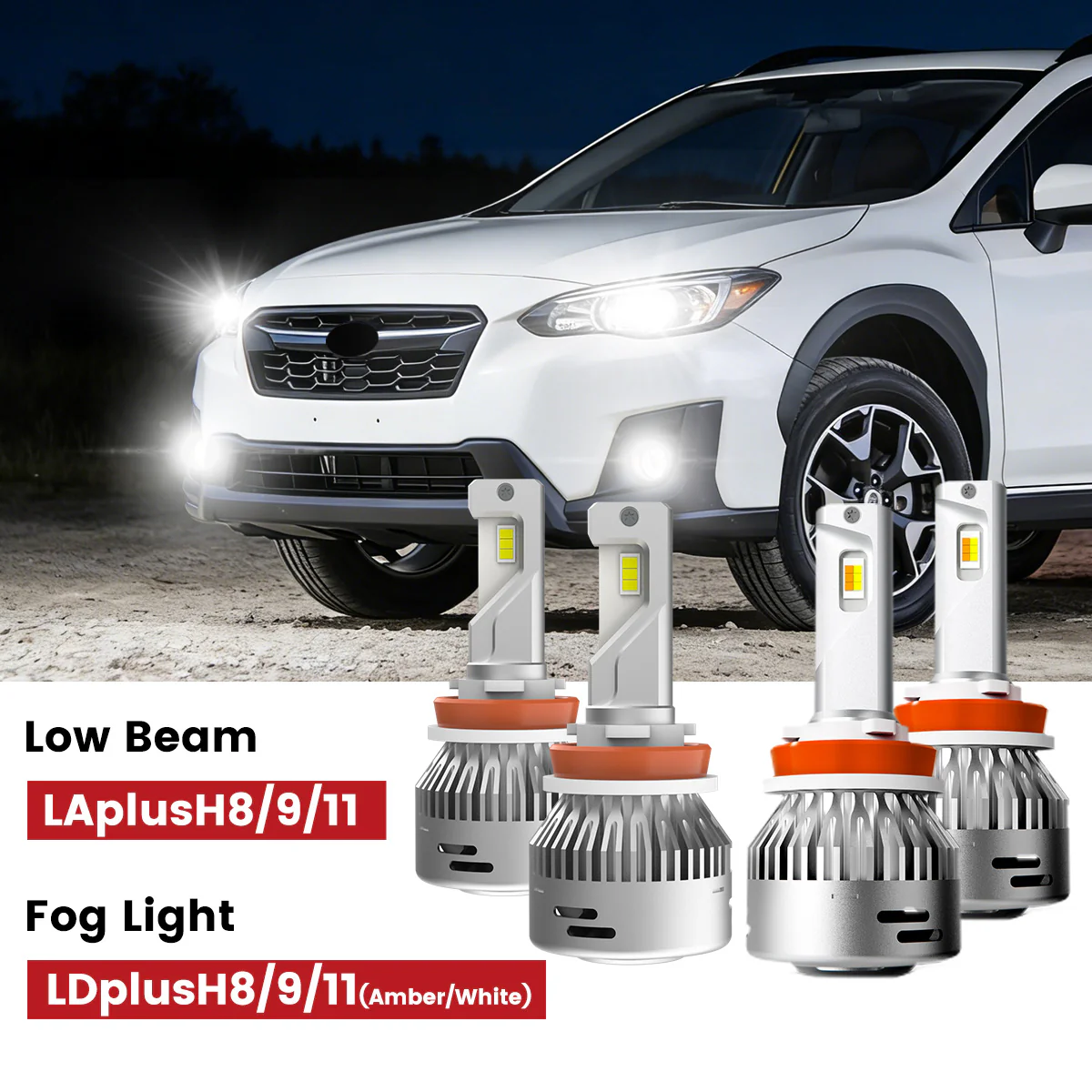 Fit for 2018-2023 Subaru Crosstrek LED Bulbs Upgrade - Image 45