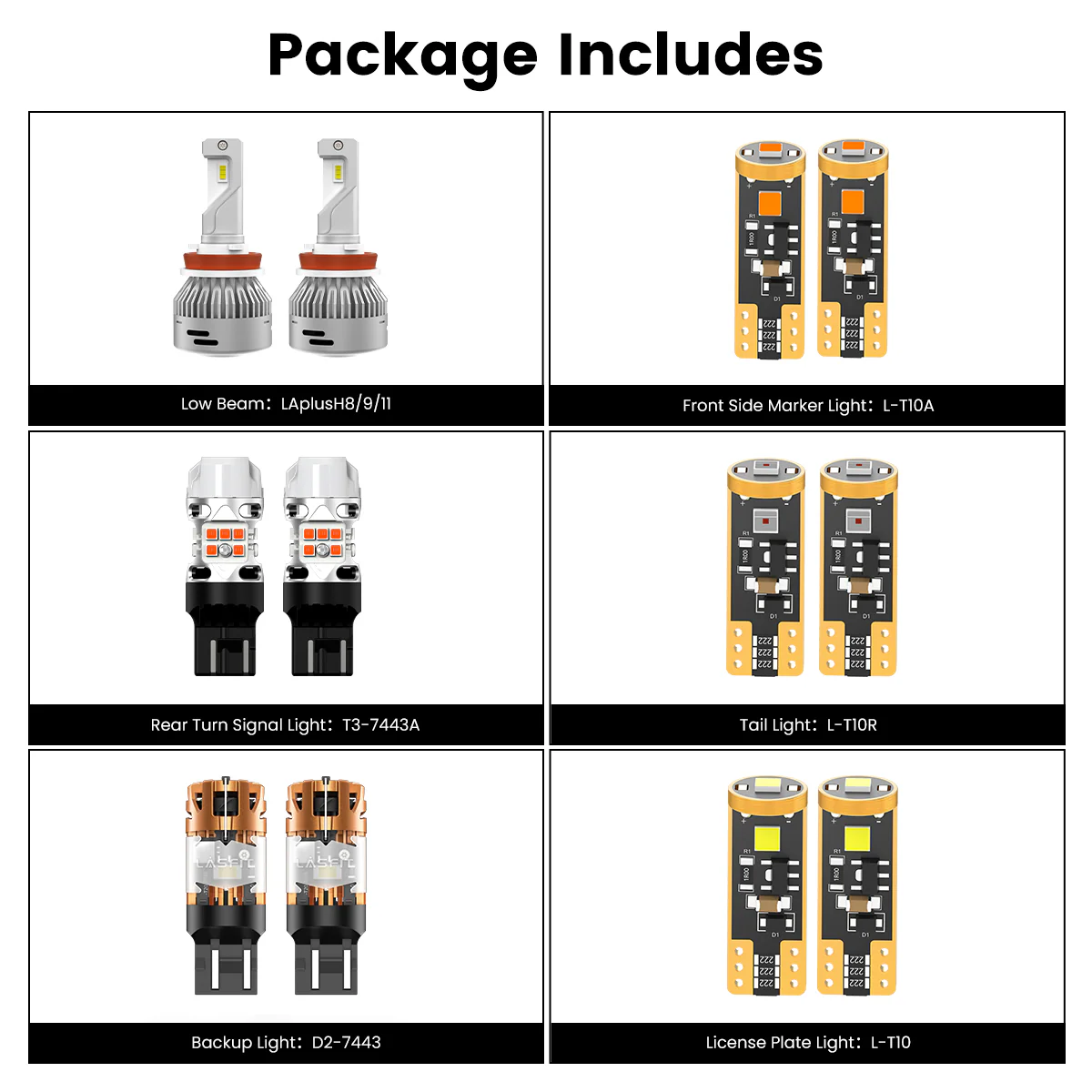 Fit for 2018-2023 Subaru Crosstrek LED Bulbs Upgrade - Image 8