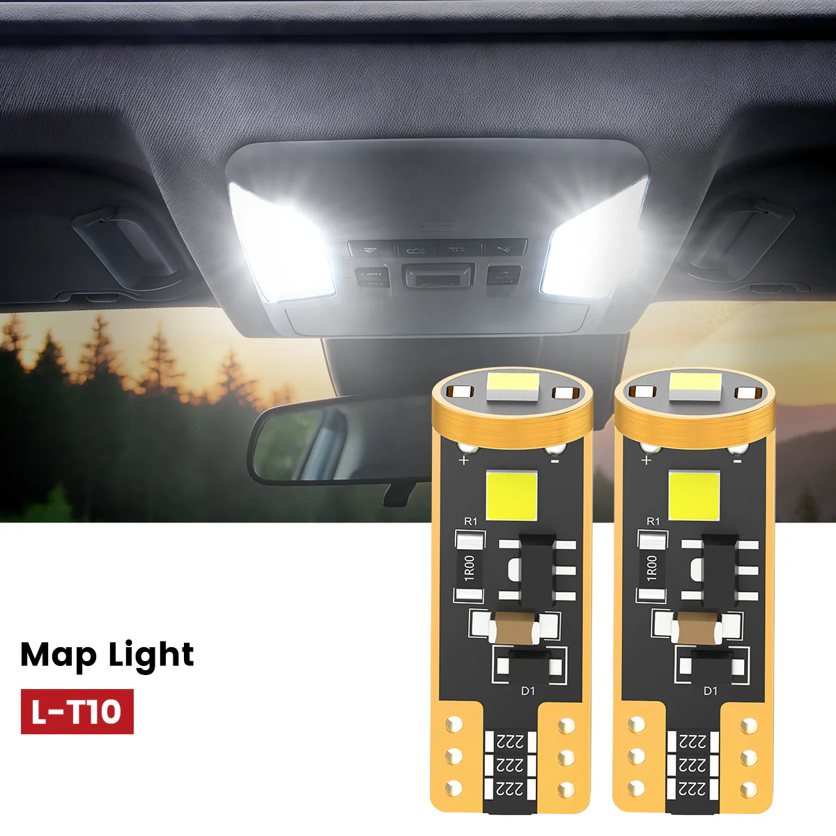 Fit for 2019-2021 Toyota RAV4 LED Bulbs Upgrade - Image 44