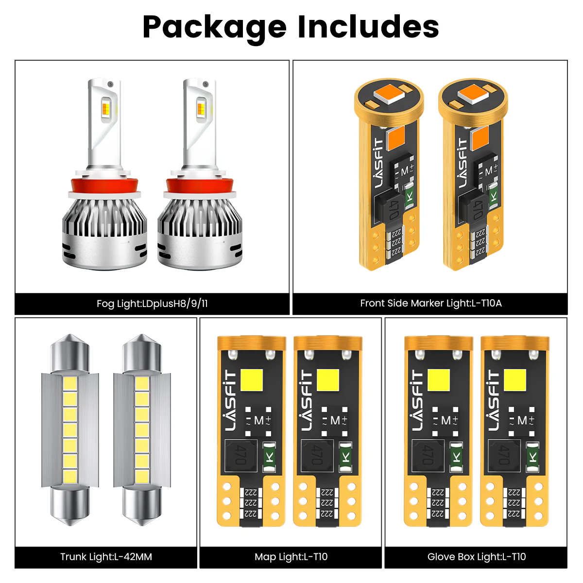 Fit for 2018-2021 Volkswagen Tiguan Custom H7 LED Bulbs Upgrade | Tested and Verified - Image 45