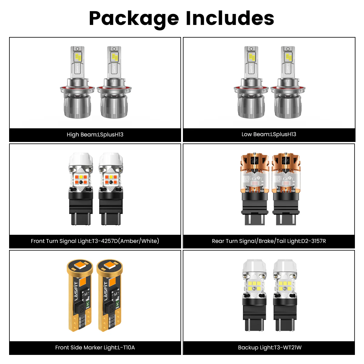 Fit for 2020-2022 Ford Chassis Cab F-350/450/550 The Brightest LED Bulbs Upgrade - Image 2