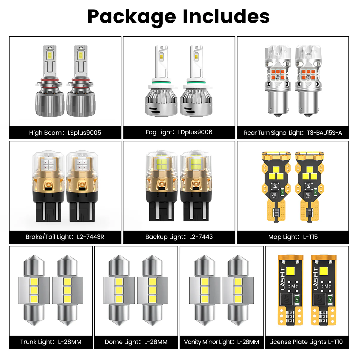 Fit for 2020-2022 Kia Sportage The Brightest LED Bulbs Upgrade | Tested and Verified - Image 2