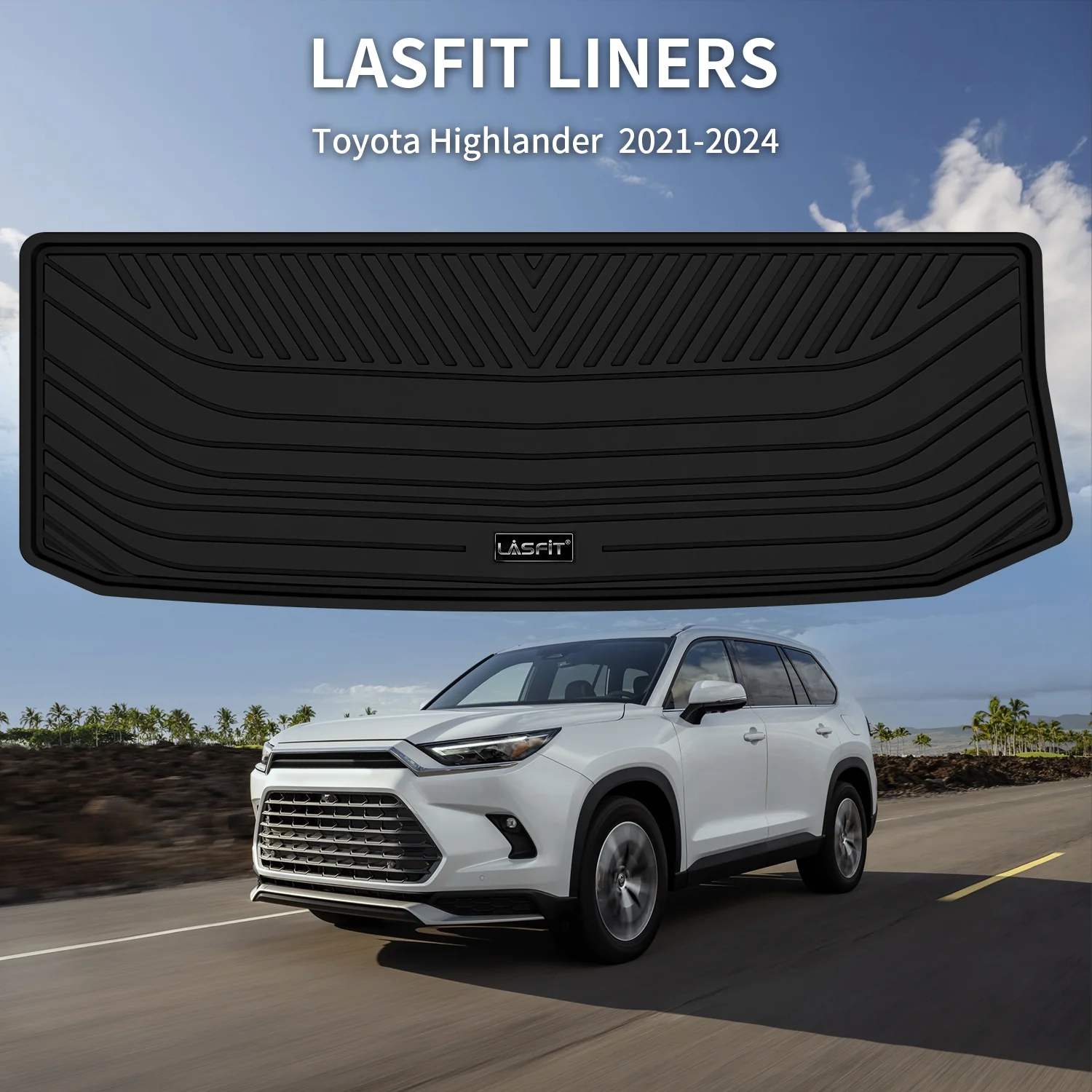 Fit for 2020-2026 Toyota Highlander Floor Mats or Cargo Mat, Fit Gasoline & 8 Seats Only, Not for Grand Highlander - Image 17