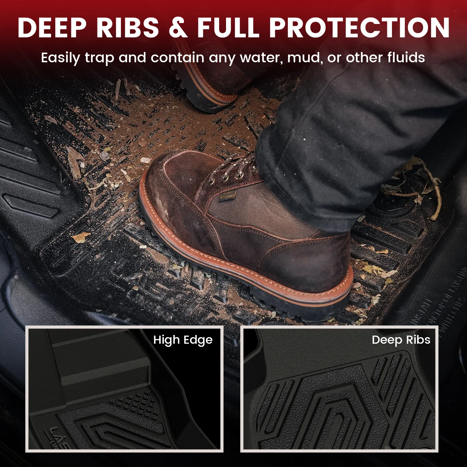 Fit for 2020-2026 Land Rover Defender 110 Floor Mats & Cargo Mat - Image 3