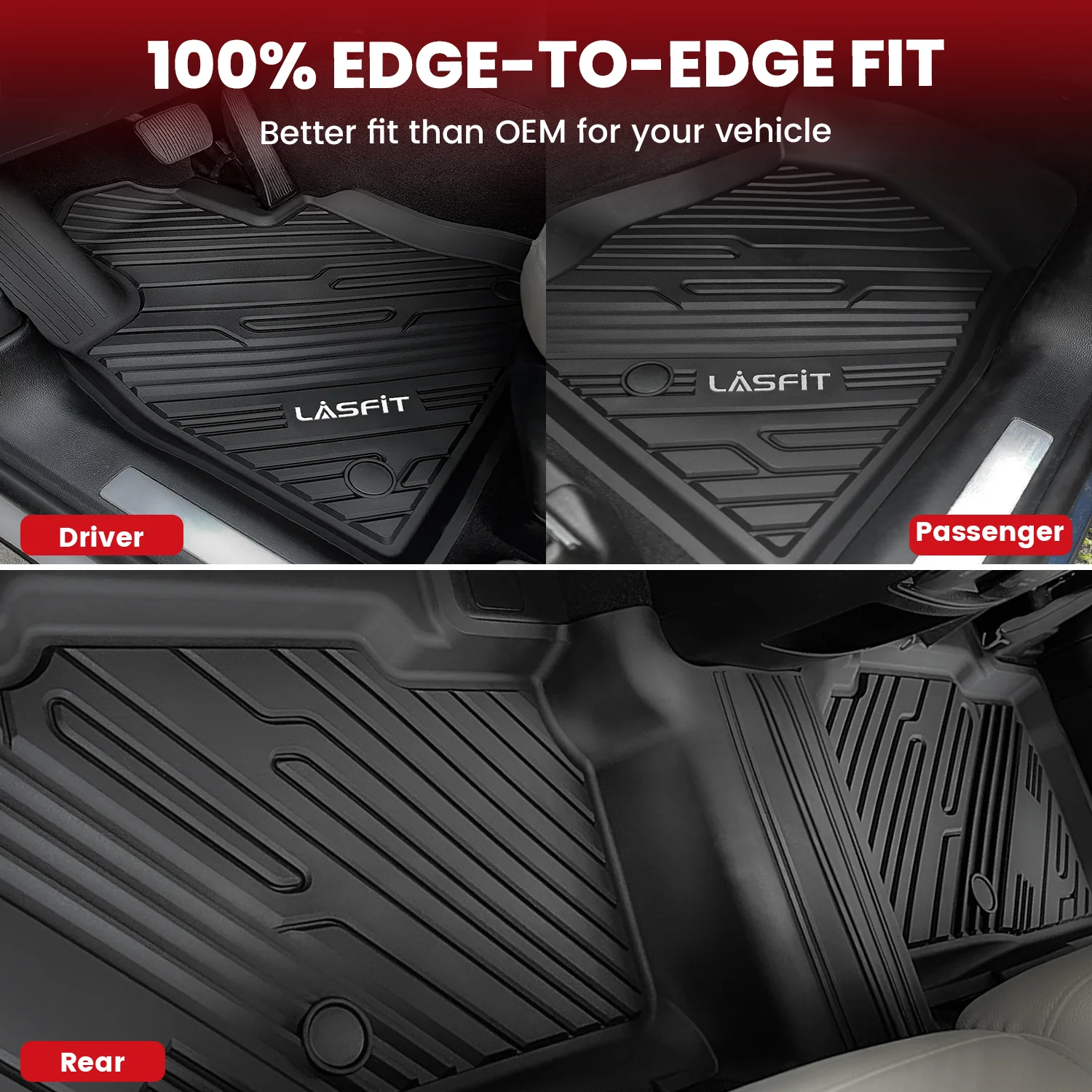 Fit for 2020-2026 Ford Explorer Floor Mats or Seatback & Cargo Mats - Image 14