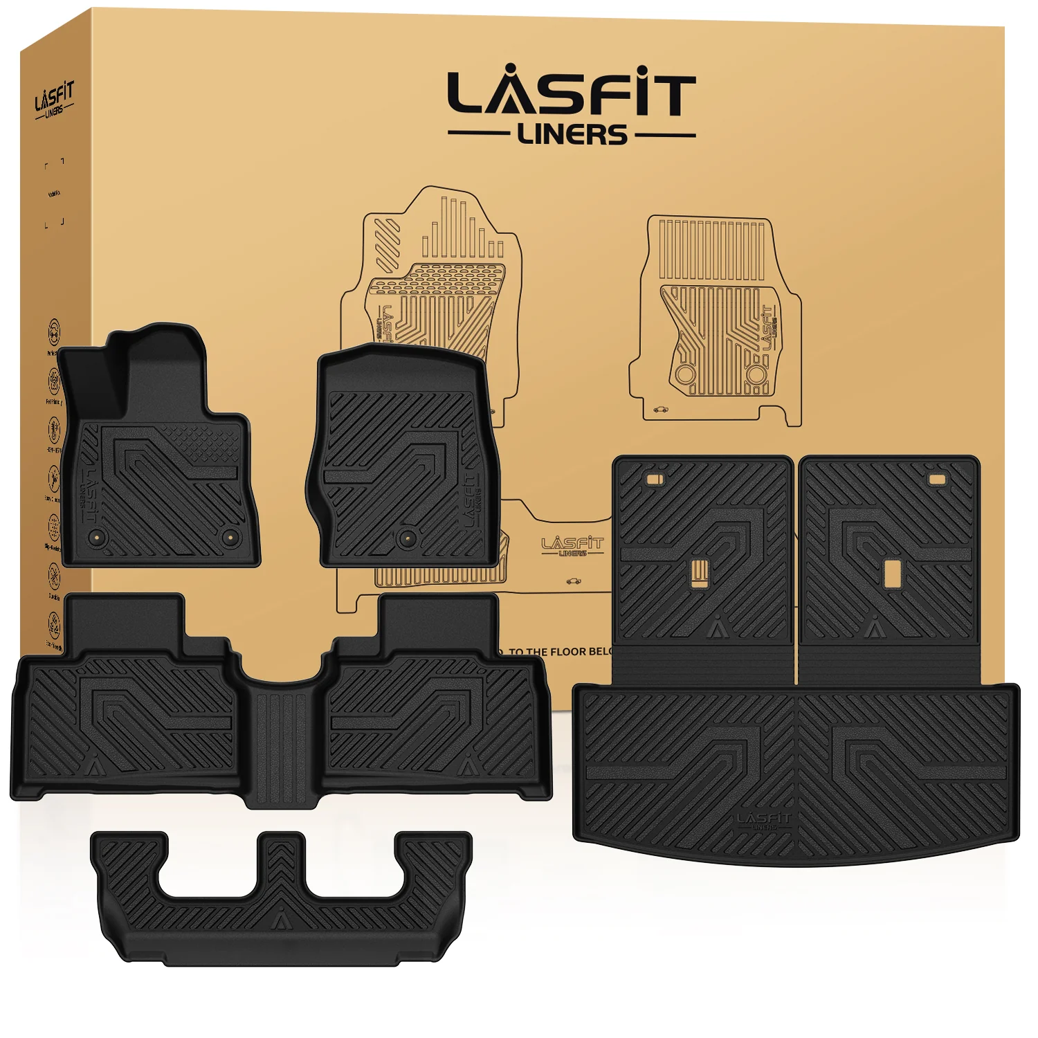 Fit for 2020-2026 Ford Explorer Floor Mats or Seatback & Cargo Mats - Image 28