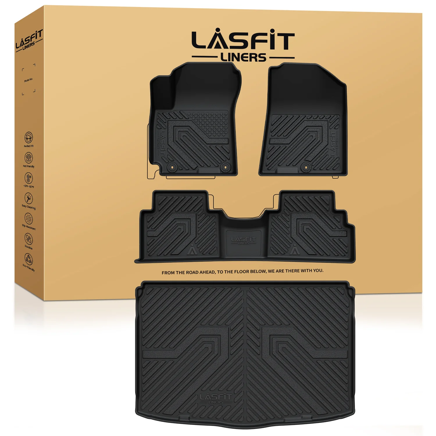 Fit for 2020-2025 Kia Soul Floor Mats & Cargo Mat - Image 18