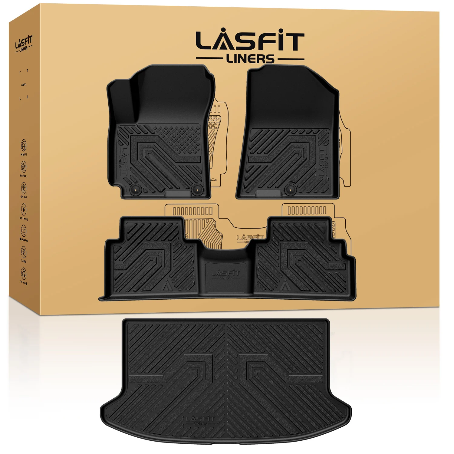 Fit for 2020-2025 Kia Soul Floor Mats & Cargo Mat - Image 9