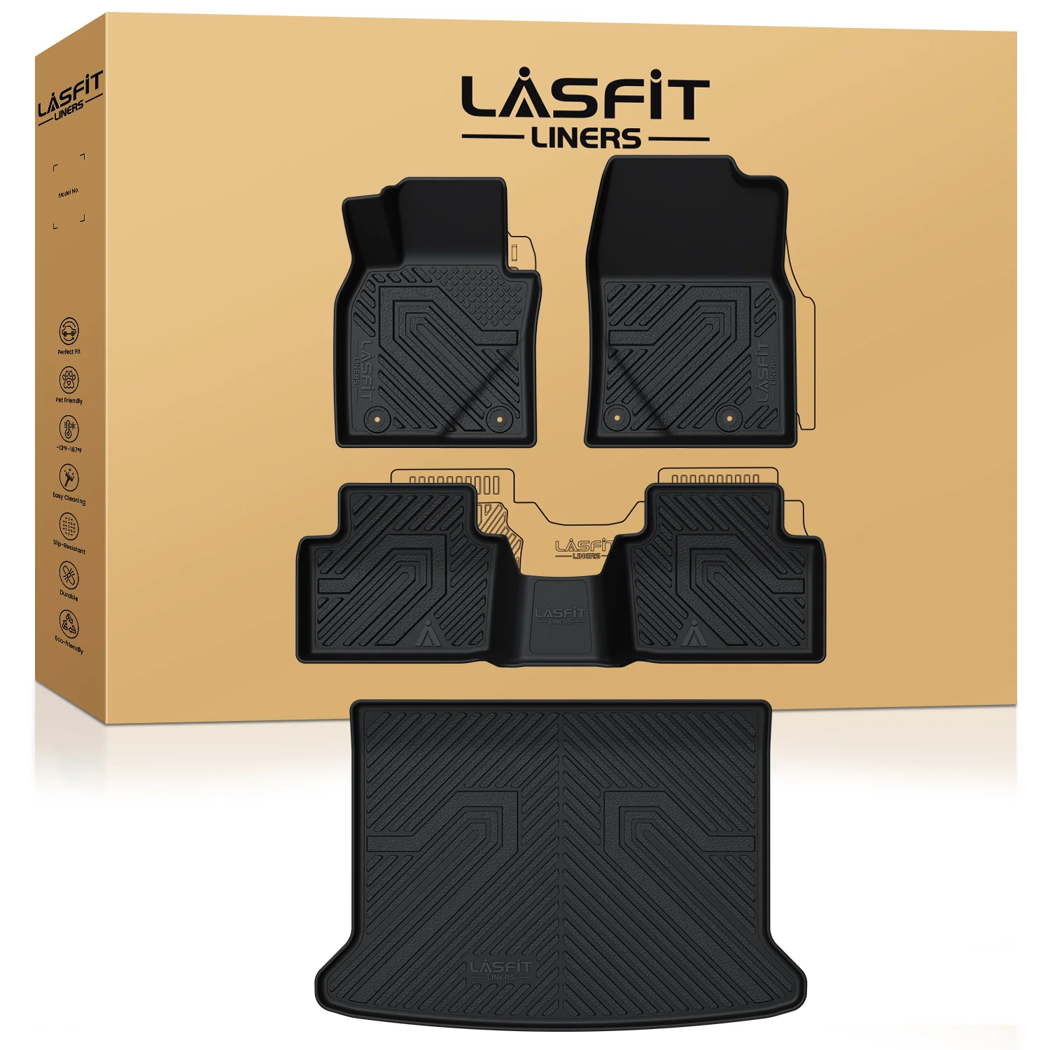 Fit for 2020-2026 Mazda CX-30 Floor Mats & Cargo Mat - Image 8
