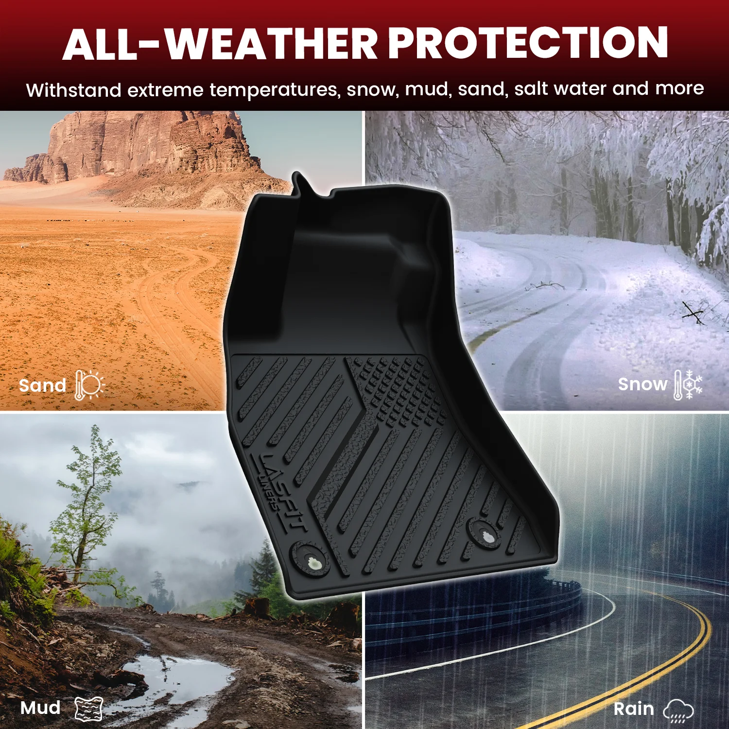 Fit for 2022-2025 Nissan Sentra Floor Mats & Cargo Mat - Image 5