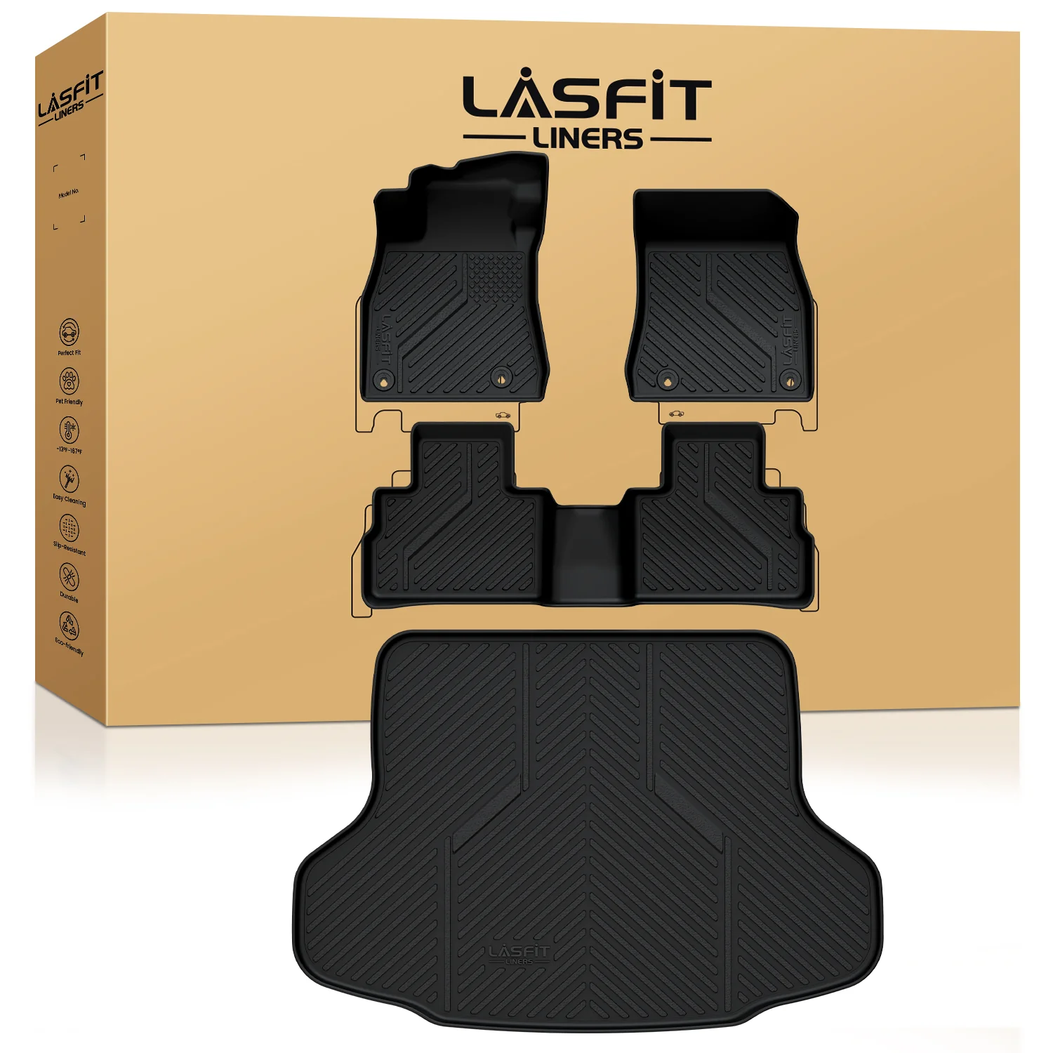 Fit for 2022-2025 Nissan Sentra Floor Mats & Cargo Mat - Image 8