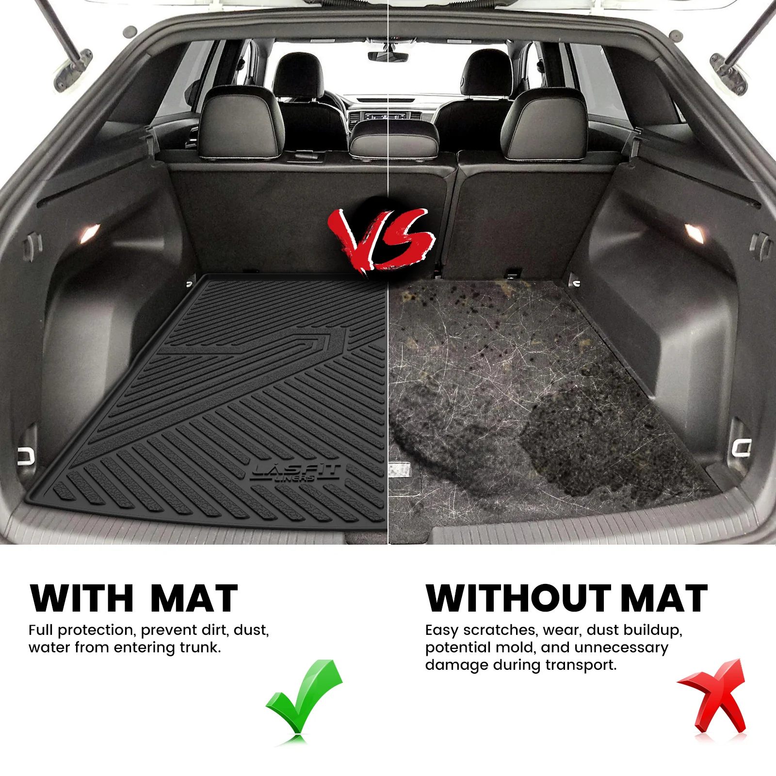 Fit for 2020-2026 Volkswagen Atlas Cross Sport Floor Mats or Cargo Mat - Image 14