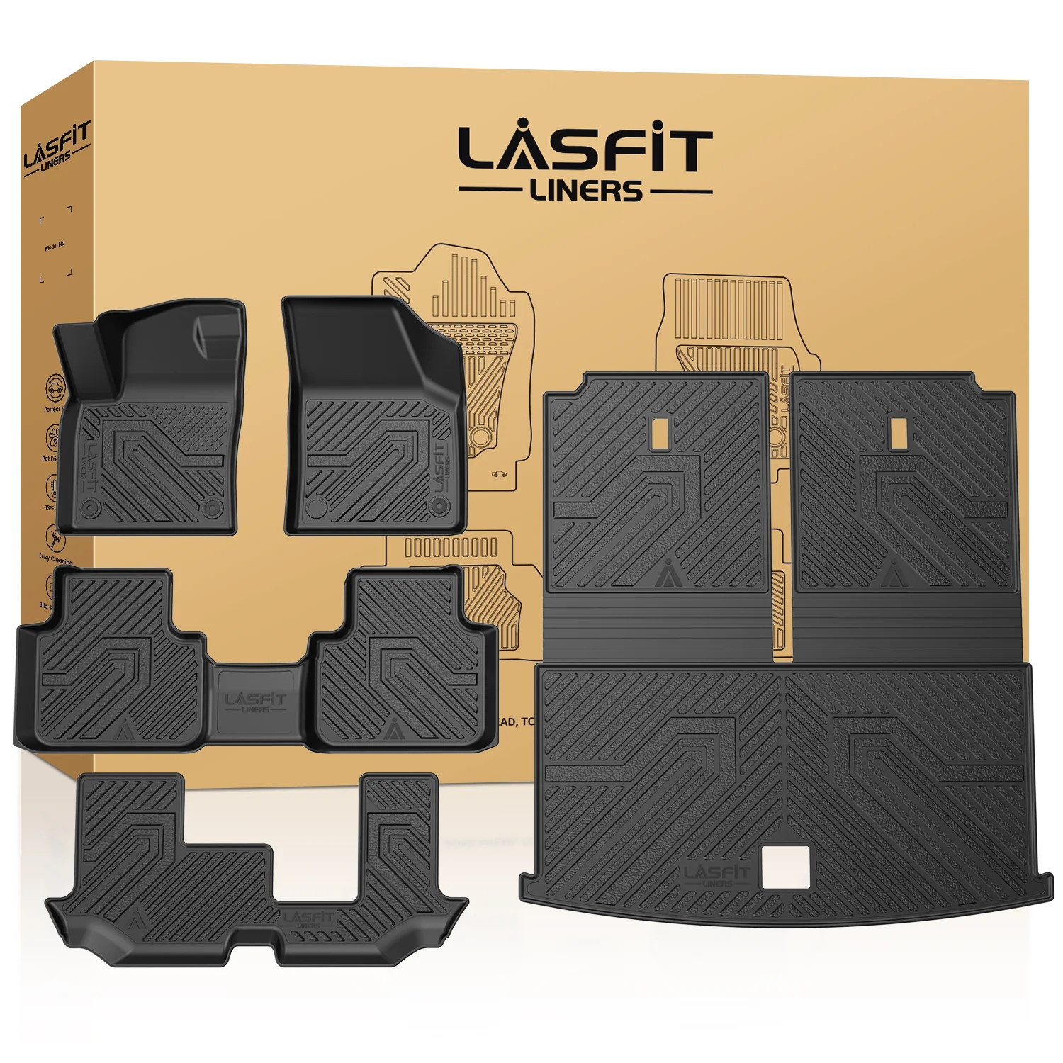 Fit for 2020-2026 Volkswagen Atlas Floor Mats or Seatback & Cargo Mat - Image 9